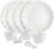 cello Pack of 22 Opalware Dazzle Tropical Lagoon |Crockery Set | Dinner Set(Green, White, Microwave Safe)