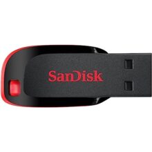 SanDisk Cruzer Blade 16GB, USB 2.0, Flash drive, Pendrive, Red, 5Y Warranty (SDCZ50-016G-I35)