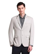 Arrow Knitted Blazer for Men – Slim Fit, Button Closure Casual Blazer for Men – 40, Beige