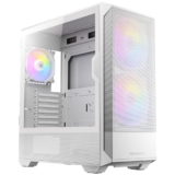 Antec Nx416L Mid-Tower Atx Gaming Case With Side Tempered Glass, 2 Pre-Installed 160Mm Argb Fans, 1X 120Mm Argb Fan | Pc Cabinet (White)