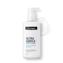 Neutrogena Ultra Gentle Creamy Cleanser | 14X Gentler Cleanser | All Skin Types Including Sensitive Skin | Face Wash for Sensitive Skin for Men & Women | With Barriercare Technology & 10% Glycerin | Paraben-Free