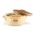 Milton Flora 1500 Insulated Inner Steel Casserole for Roti, 1050 ml, Hot Box for Kitchen, Hot Pot with Lid, Chapati Box, Roti Casserole, Serving Boxes, Hotcase, Food Warmer, Silky Cream
