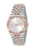 French Connection Flute Ligne | Analog | Silver Dial | Stainless Steel Strap | Watch for Women – FCN0212SRTM