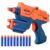 Toybharat Blaze Fire Storm Soft Bullet Gun Toy With 10 Safe Soft Foam Bullets, Fun Target Shooting Battle Fight Game For Kids Boys (Smg2), Multicolor
