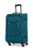 Verage Oslo 69 Cms Teal Medium Check-in Trolley 4 Wheels Soft Suitcase Spinner Luggage