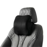 Lifelong Car Neck Pillow for Driving | 100% Memory Foam Headrest Cushion, Cervical Neck Pain Relief | Ergonomic Support, Adjustable Strap, Breathable Washable Cover & Universal Car Fit (LLNR01)