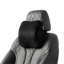Lifelong Car Neck Pillow for Driving | 100% Memory Foam Headrest Cushion, Cervical Neck Pain Relief | Ergonomic Support, Adjustable Strap, Breathable Washable Cover & Universal Car Fit (LLNR01)