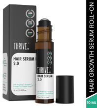 ThriveCo Hair Growth Serum Roll On for Voluminous & Strong Hair with Non-Itching�Formula(10 ml)