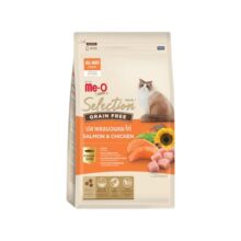 Me-O Gold | Selection Grain Free Salmon & Chicken | Dry Cat Food | Grain Free Recipe | 2.8 kg