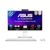 ASUS V470 (2026),i5-14th Gen,Intel Core 5 210H,Intel iGPU,16GB/1TB,FHD,27″(68.58 cm),Windows 11,M365 Basic(1Y),Office 24,White,7.07 Kg,V470VA-KWC5004WS,with Wireless Keyboard & Mouse,All in One PC