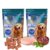 Dr. Pets Pack of 2 (900g Each) Bistik Dog Biscuits Chicken Liver Flavor | Gluten Free Dog Treats | Supports Digestion & Bone Health | Crunchy Daily Snack for Puppies & Adult Dogs