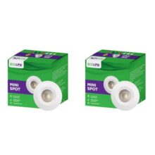 EcoLink polycarbonate 2W LED Spot Light|B15D Mini Spot Light For Display & Home Decoration|Cut Out: 35Mm, Color: Cool White, Pack Of 2