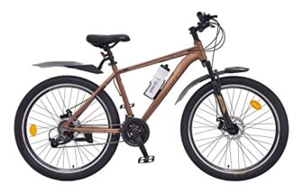 playR Atom 26 Inch Alloy – 21 Speed Bicycle – Front Wheel Shock Abs, Front & Rear Disc Brakes, Durable Bike, Heavy Duty City & Outdoor Cycle for Men & Women All Season