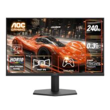 AOC 27G11ZE2 27″ FHD Fast IPS Gaming Monitor – Black/Red |1920×1080| 240Hz Refresh | 0.3ms Response |Adaptive-Sync| HDR10| Frameless Design