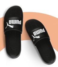 Puma Men Popcat Flip Flops(Black , 9 Uk/India)