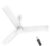 Polycab Silencio Mini 900mm 5-Star BLDC, Remote Ceiling fan for home | 55% Energy Saving, 100% Copper, High Speed, 25 Speed Setting, Reversable & Timer | 4-yr Warranty【Matt White】