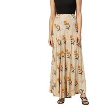 Rare Rayon Western Skirt (EP7027_Beige_Large)