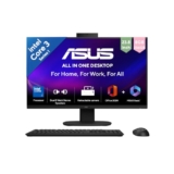 ASUS V440 (2026),i3-14th Gen,Intel Core 3 100U,Intel iGPU,8GB/256GB,FHD,23.8″(60.45 cm),Win 11,M365 Basic(1Y),Office 24,Black,5.46 kg,V440VAB-KBC3005WS,with Wireless Keyboard & Mouse,All in One PC