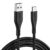 Boat Type C A325/A320 Tangle-Free, Sturdy Type C Cable With 3A Rapid Charging & 480Mbps Data Transmission(Black)