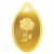MMTC PAMP 1g 24K (999.9+) Purest Rose Gold Oval Coin, 1g Gold Coin