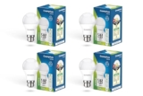 Crompton Param LED Bulb | 9W | Cool Day Light | B22 Base | 180 Degree Coverage | 4kV Surge Protection | 440V High Voltage Protection | Pack of 4