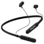 Bouncefit Sonic 144 Bluetooth Wireless Neckband, 35H Continuous Playback Battery, Deep Bass, Stereo Sound, HD Calls, Type C Fast Charging, Rich Audio, Earbuds with Mic Earphones (Black)