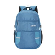 Safari Omega Spacious/Large Laptop Backpack With Raincover, College Bag, Travel Bag For Men And Women, Teal,