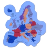 Storio Europe Map Puzzle for Kids | Educational Geography Learning Toy for Ages 4-8 | Jigsaw Puzzle Gift for Boys & Girls | Fun Way to Learn European Countries | Montessori Puzzle Game