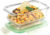 Signoraware Lunch Box Microwave Safe Food Container for Fridge Serving 1 Containers Glass Office Lunch Box(370 ml)