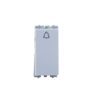 Wipro Northwest Nowa 6A Bell Push, White (pack of 20)