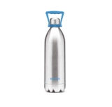 Milton Duo DLX 2000 Thermosteel Bottle, 1860 ml Water Bottles, 24 Hours Hot and Cold, Easy to Carry, Easy Grip, Rust Proof, Tea, Coffee, Office, Travel Bottle, Silver