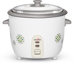 Kenstar My Cook 1.5 L Electric Rice Cooker With Steaming Feature(1.5 L, White & Light Green)