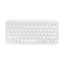 ASUS Marshmallow KW100 Wireless Keyboard – Iridescent White | Silent Scissor Keys, Compact Design, 2-Year Battery Life, Compatible with Windows/Mac/Chrome/iOS/with Dedicated Copilot Key