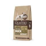 Quattro Dog Food for Small Breed Adult Dogs| 1.5KG | Duck Formula | Super Premium Dry Dog Food | High Protein | Complete & Balanced Nutrition | Healthy Digestion | Skin & Coat Health