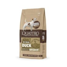 Quattro Dog Food for Small Breed Adult Dogs| 1.5KG | Duck Formula | Super Premium Dry Dog Food | High Protein | Complete & Balanced Nutrition | Healthy Digestion | Skin & Coat Health
