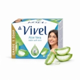 Vivel Aloe Vera Bathing Soap,150gx4 | BIS Grade 1 Soap| Highest Soap Grade | 76% TFM | Aloe Vera + Vitamin E | Moisturised Satin Soft Skin | Fresh Fragrance | 97% Natural Origin| For Men and Women