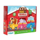 Farmyard Math Magic! 123 Ride with Animals: Three-way Puzzle Magic! Count & Identify Numbers by Assembling Wagons, Loading Animals & more | Puzzles for Learners | Birthday Gifts for Kids By LoveDabble