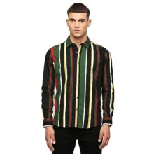 Pepe Jeans Men’s Regular Fit Striped Shirts Red and Black