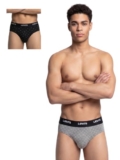 Levis Men Pack of 2 Printed Cotton Stretch Elastic Waistband Brief