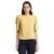 Van Heusen Women’s Regular Fit T-Shirt (VWTSURGFV69357_Yellow