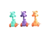Negi Wind-Up Toy Set of 3 Animal Models, BIS Approved Safe Toys for Kids, Fun Moving Figures with Forward Motion & Head Action, Durable Plastic Wind-Up Playset for Boys & Girls, Multicolor