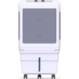 Bajaj Dmh 85X 85L Desert Air Cooler | High Air Delivery With Turbo Fan Technology | 3-Side Honeycomb Cooling & 4-Way Swing | Inverter Compatible | 1 Year Warranty【White】