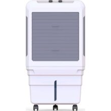 Bajaj Dmh 85X 85L Desert Air Cooler | High Air Delivery With Turbo Fan Technology | 3-Side Honeycomb Cooling & 4-Way Swing | Inverter Compatible | 1 Year Warranty【White】