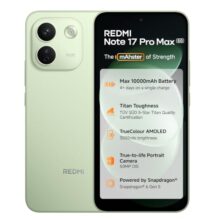 Redmi Note 17 Pro Max 5G (Matcha Green, 8Gb Ram, 256Gb Rom) | 10000Mah Battery + 100W Hypercharge | 6.83″ 120Hz 12-Bit Truecolour Amoled | No. 1 Care Plan | Sd 6 Gen 5 | 50Mp Ois Camera | Ip69K