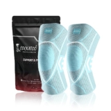 Cockatoo Knee Support For Men,Knee Cap Compression Support for Gym Running, Cycling, Sports, Jogging, Workout Pain Relief,Material: Nylon & Spandex(Pack Of Two) (C-KNEE-222-BLUE, M)