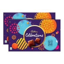 Cadbury Celebrations Chocolate Gift Pack, 189.6 G (Pack Of 2), 379.2 Gram