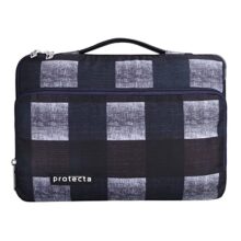 Protecta Oscar 360˚ Protection Waterproof 15.6 Inch Laptop Bag for Men & Women Ideal for Office & College with Soft Interiors & Retractable Handle – (Distressed Checks Print)