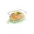 SIGNORA WARE Borosilicate Glass Rectangular Container with Lid, 370ml, Clear, Microwave & Freezer Safe, Airtight & Leakproof for Kitchen Use, Lunch Box & Reheating Leftovers
