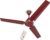 BAJAJ Crest Turbo BLDC 5 Star 1200 mm 3 Blade Ceiling Fan(BLDC Motor with Remote | Red Walnut | Pack of 1)