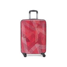 Aristocrat Polyester Hard 55 Cms Luggage- Suitcase(Duedge55Der_Deep Red)